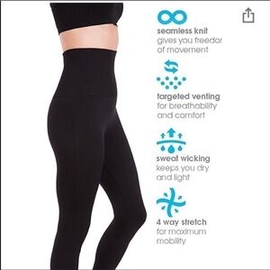 Homma Thick High Waist Compression Leggings Small